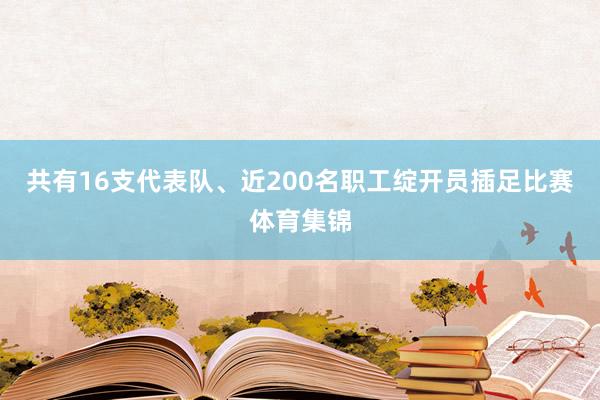 共有16支代表队、近200名职工绽开员插足比赛体育集锦