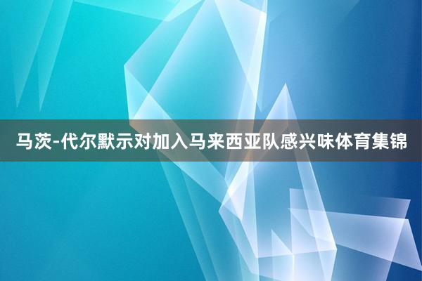 马茨-代尔默示对加入马来西亚队感兴味体育集锦