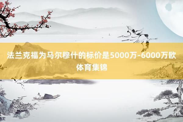 法兰克福为马尔穆什的标价是5000万-6000万欧体育集锦